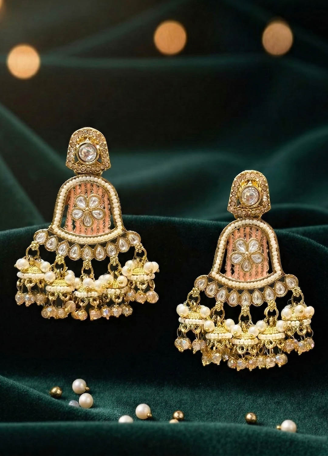 Ira Polki Earrings - Pastel PINK