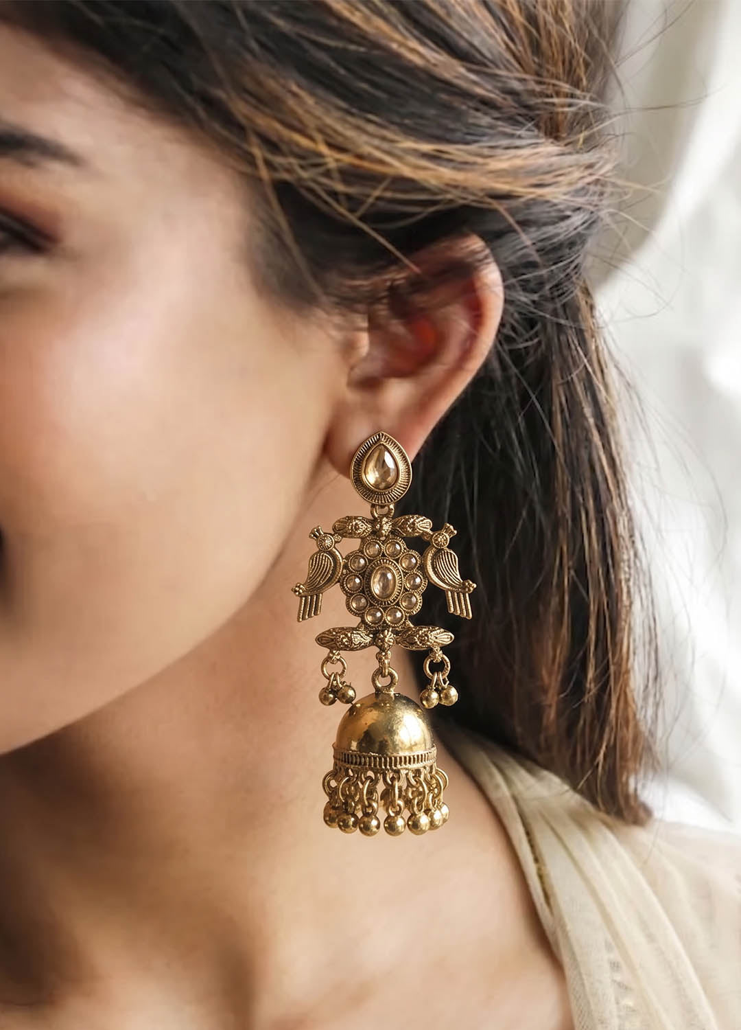 Vasundhara Polki Earrings