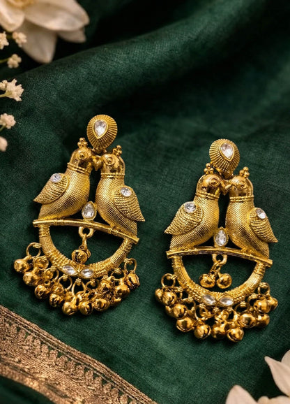 Pankhika Polki Kashmiri Earrings