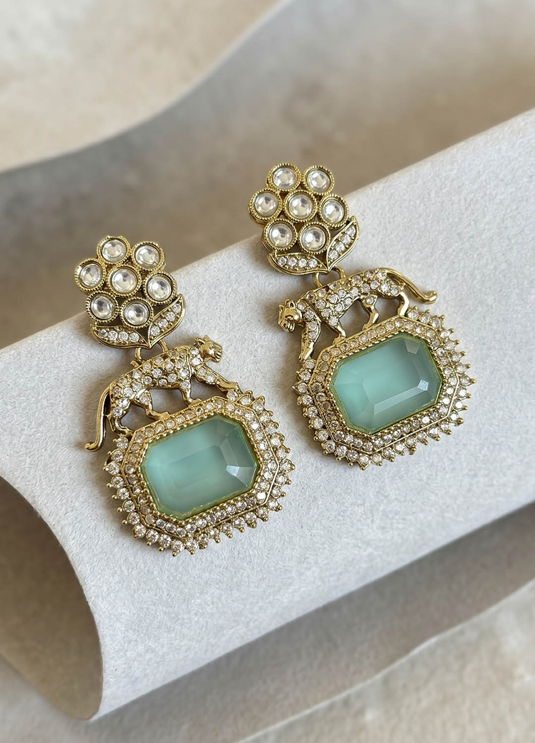 Sabhyasachi Dupe Mosonite Earrings