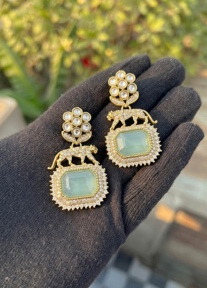 Sabhyasachi Dupe Mosonite Earrings