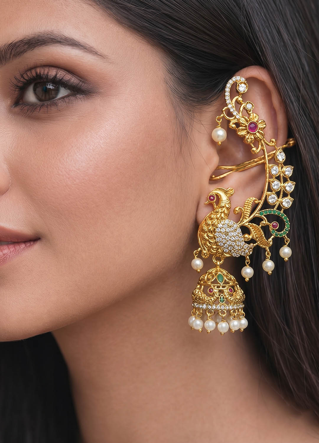 Mayura Goldpolish Earcuffs