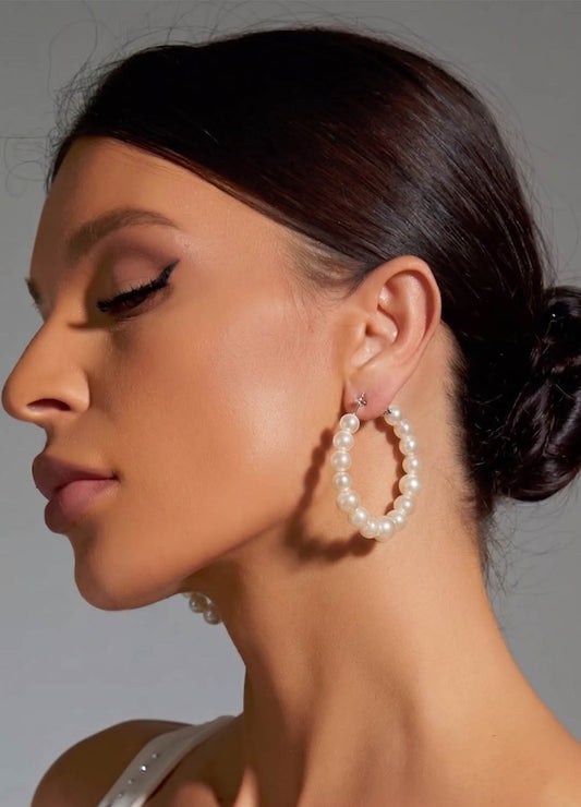 Pearl Hoops
