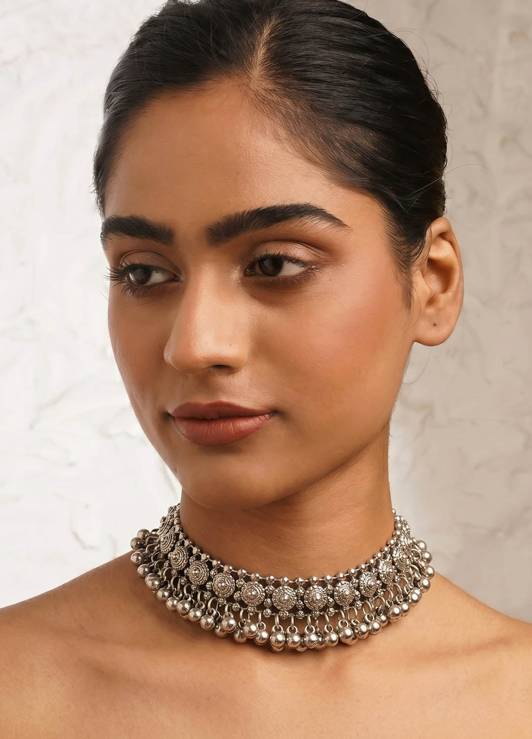 Tara Oxidised Choker Necklace