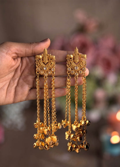 Roshni Kashmiri Earrings - White